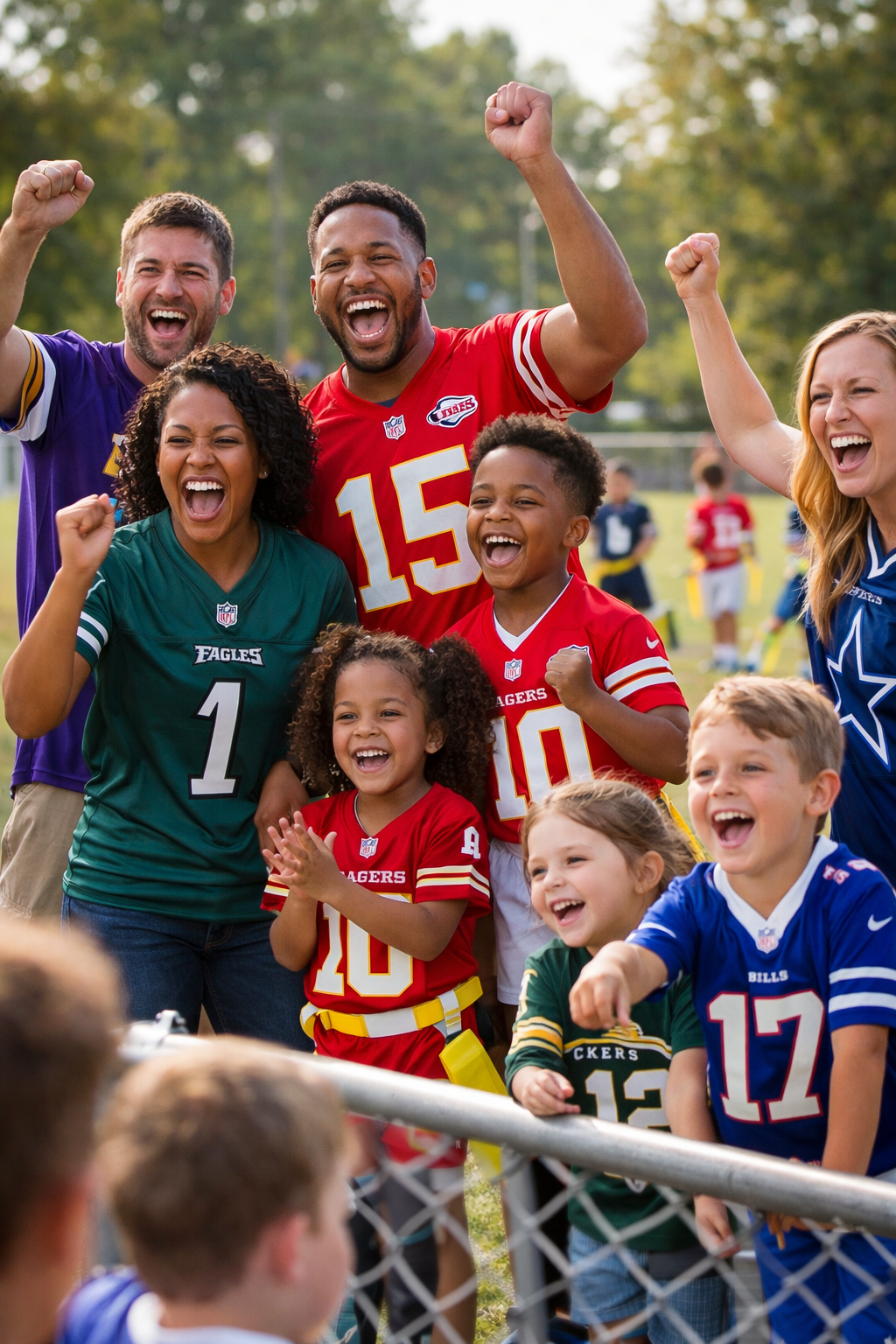 Youth flag football player development